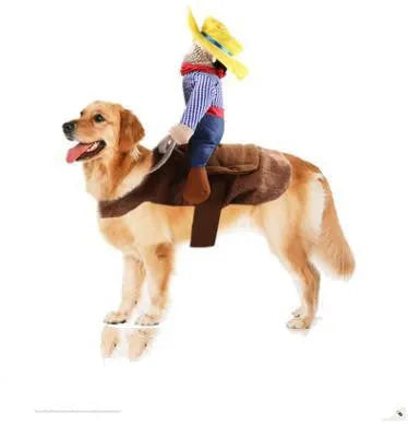 Dog Clothes Personality Funny Change Into Horse Riding Outfit - Bellarte Enchanté Dog Clothes Personality Funny Change Into Horse Riding Outfit